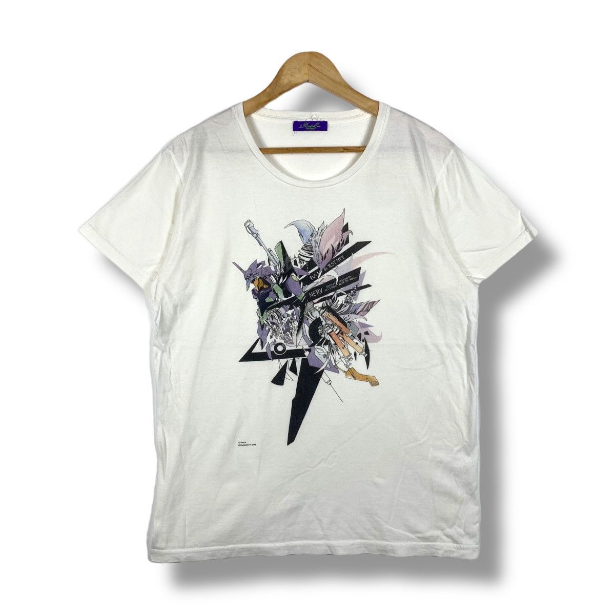 Japanese Brand Kakikawa Kenta New Evangelion Illustration Art Radio Eva Tee Hoodie, Sweatshirt | FlexRushtees.com