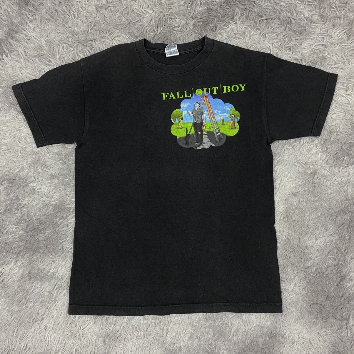 Band Tees X Vintage Vintage Y2k Band Fall Out Boy Emo Hoodie, Sweatshirt | FlexRushtees.com
