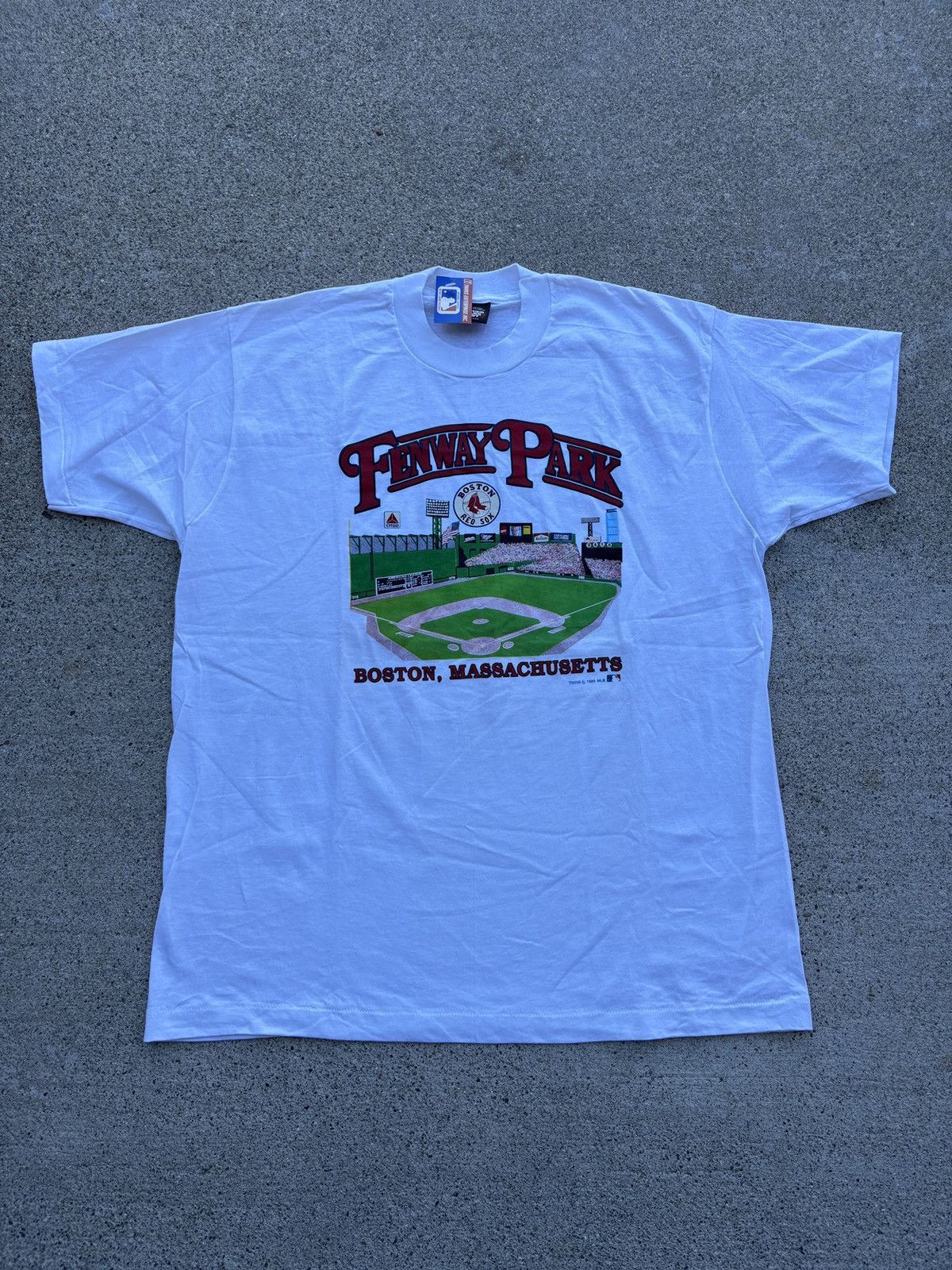 Vintage 1989 Mlb Boston Red Sox Fenway Park Shirt Size Xxl