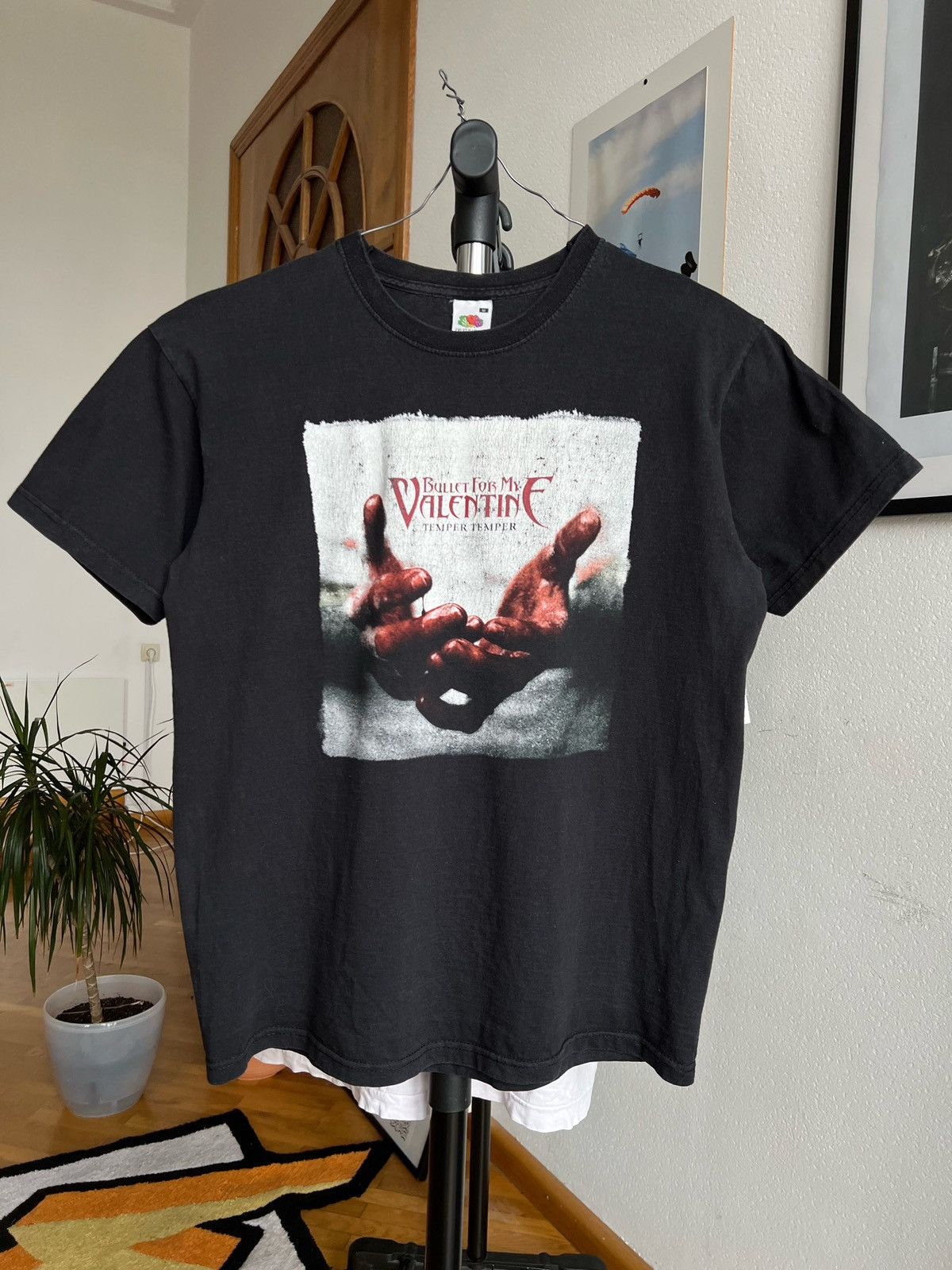Vintage Y2k Bullet For My Valentine Scream Aim Tour Band Tee