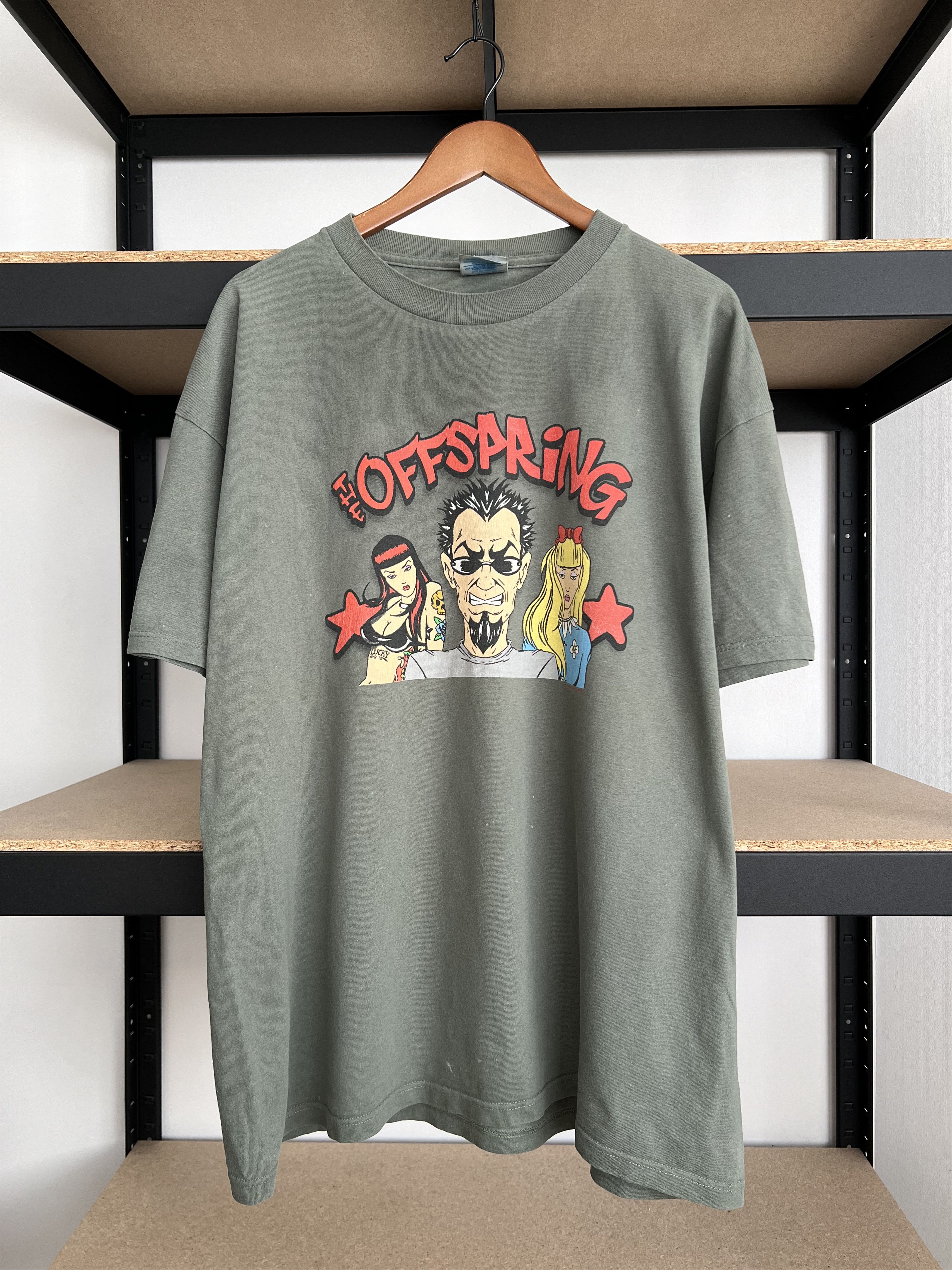 Band Tees Vintage 2001 Offspring Sexy Girl Punk Rock Band T Shirt Hoodie, Sweatshirt | FlexRushtees.com