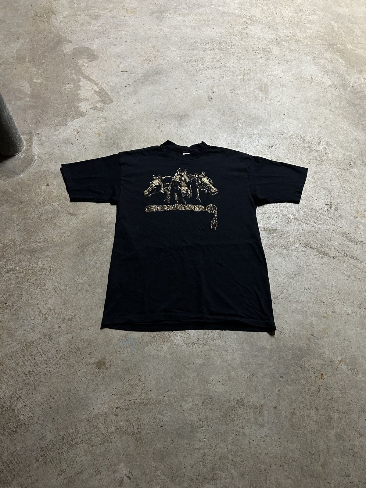 Vintage 90 S Horse Glam Animal Nature Tee Hoodie, Sweatshirt | FlexRushtees.com