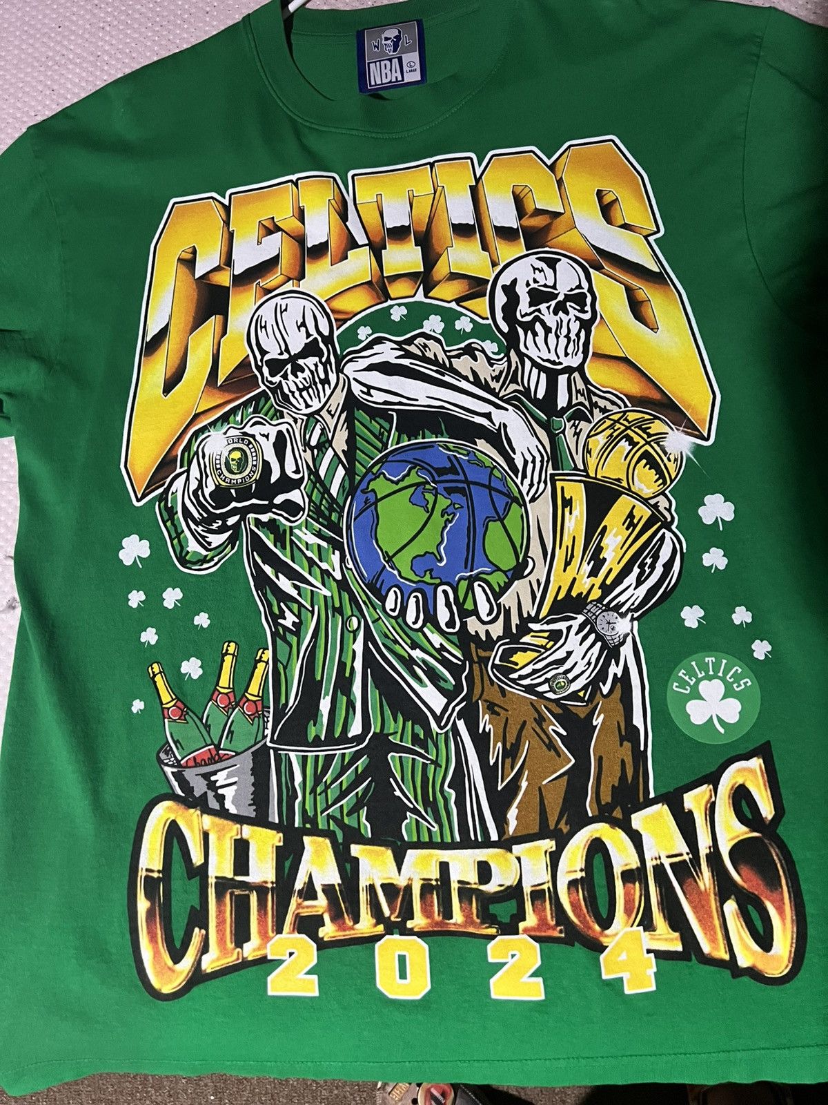 Lotas Warren Lotas X Nba Celtics 2024 Champions T-Shirts, Hoodie, Sweatshirt | FlexRushtees.com