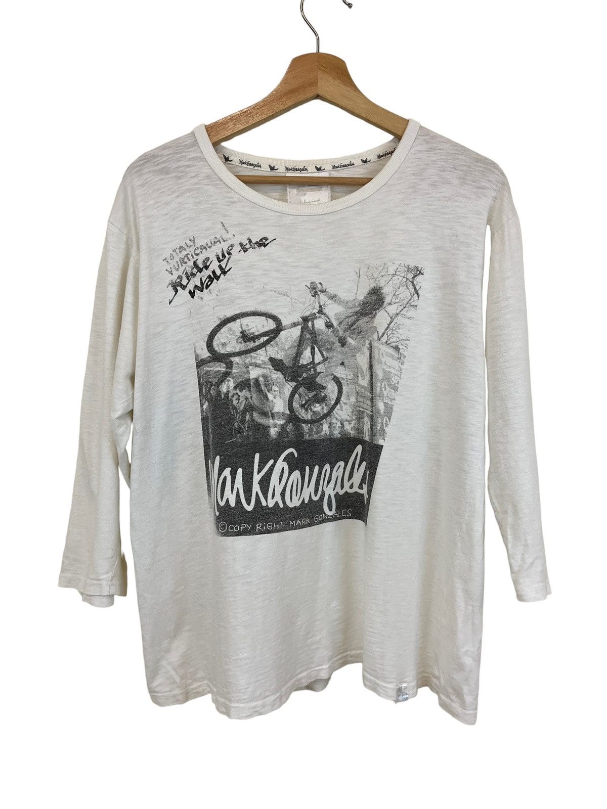 Japanese Brand Mark Gonzalez 3 Quater Shirt