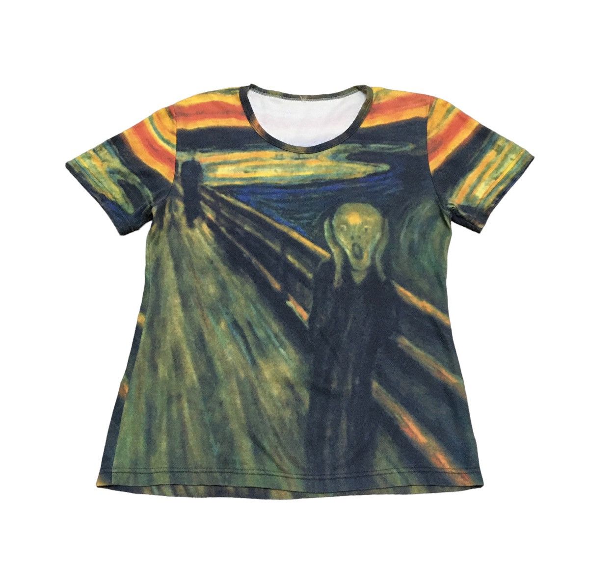 Vintage The Scream Edvard Munch Full Print T Shirt 1990s