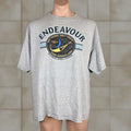 Delta Vintage Kennedy Space Center Endeavor Spaceship Nasa Gray Usa T Shirt 2xl Men Graphic Tee Delt