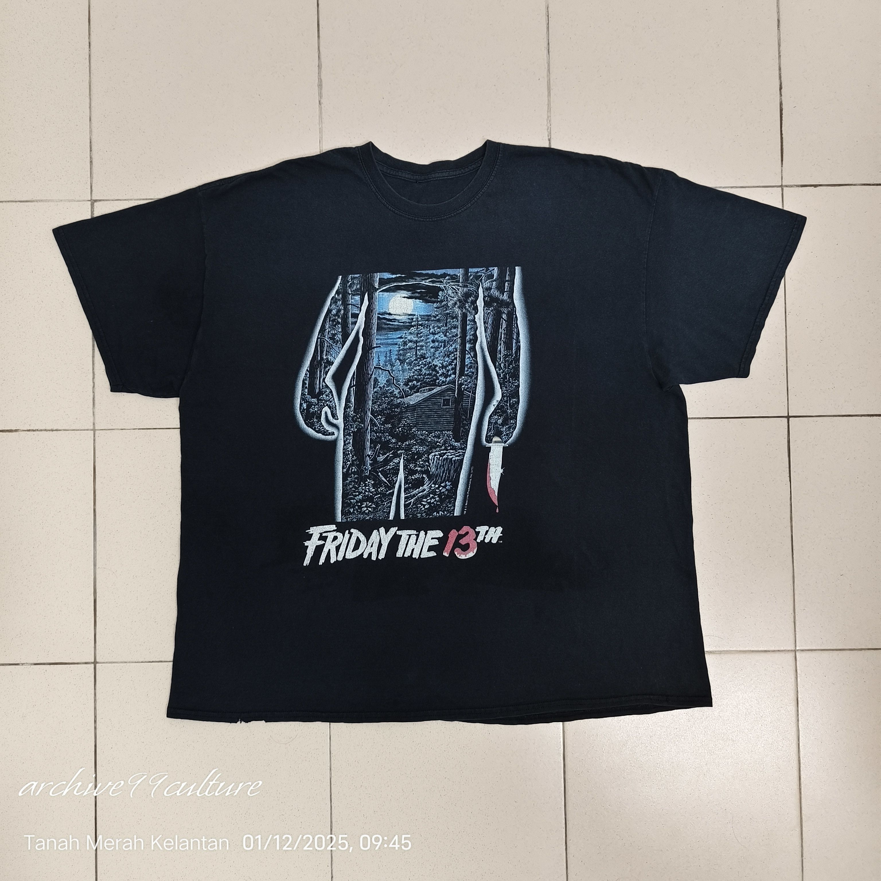 Expert Horror Vintage Friday The 13th Movie Tee