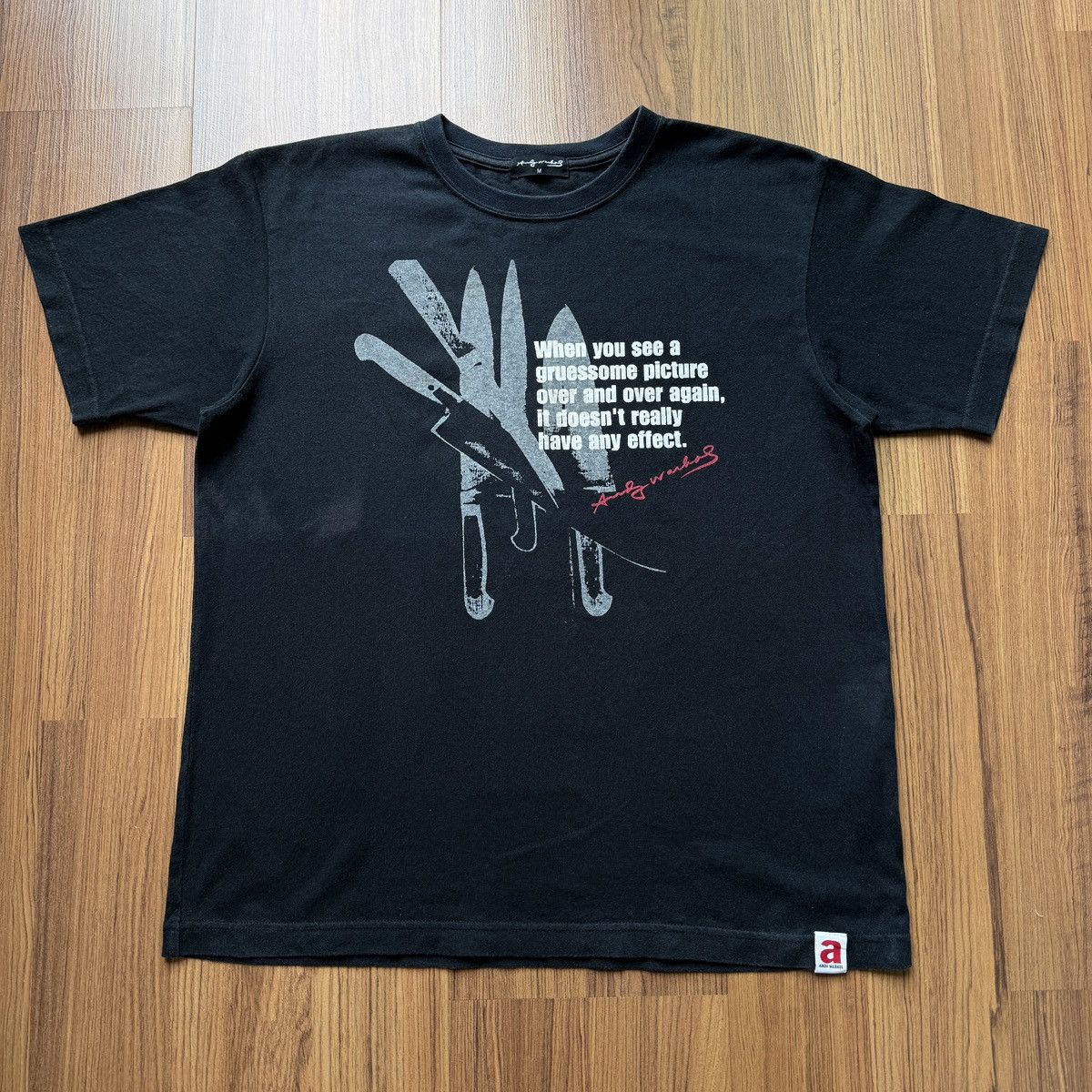 Japanese Brand X Vintage Andy Warhol Knives Uniqlo Pop Art Artist Museum Tee Designer Hoodie, Sweatshirt | FlexRushtees.com