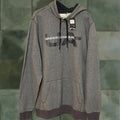 Under Armour Vintage No Under Armour All Weather Gear Large Fleece Logo Hoodie Men L Gray Logo Hoodi