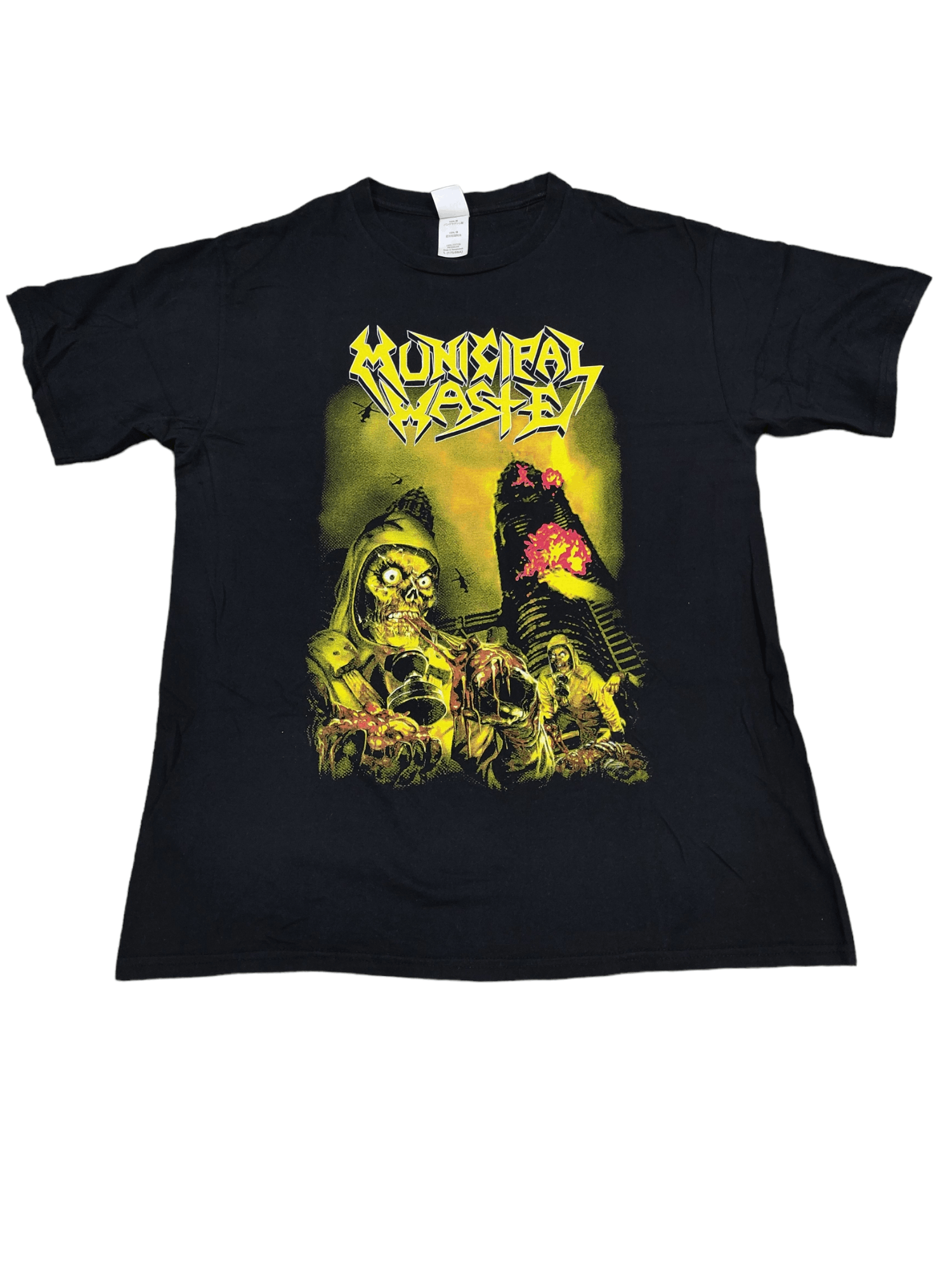 Band Tees Vintage Municipal Waste Thrash And Burn Bootleg Tee Hoodie, Sweatshirt | FlexRushtees.com