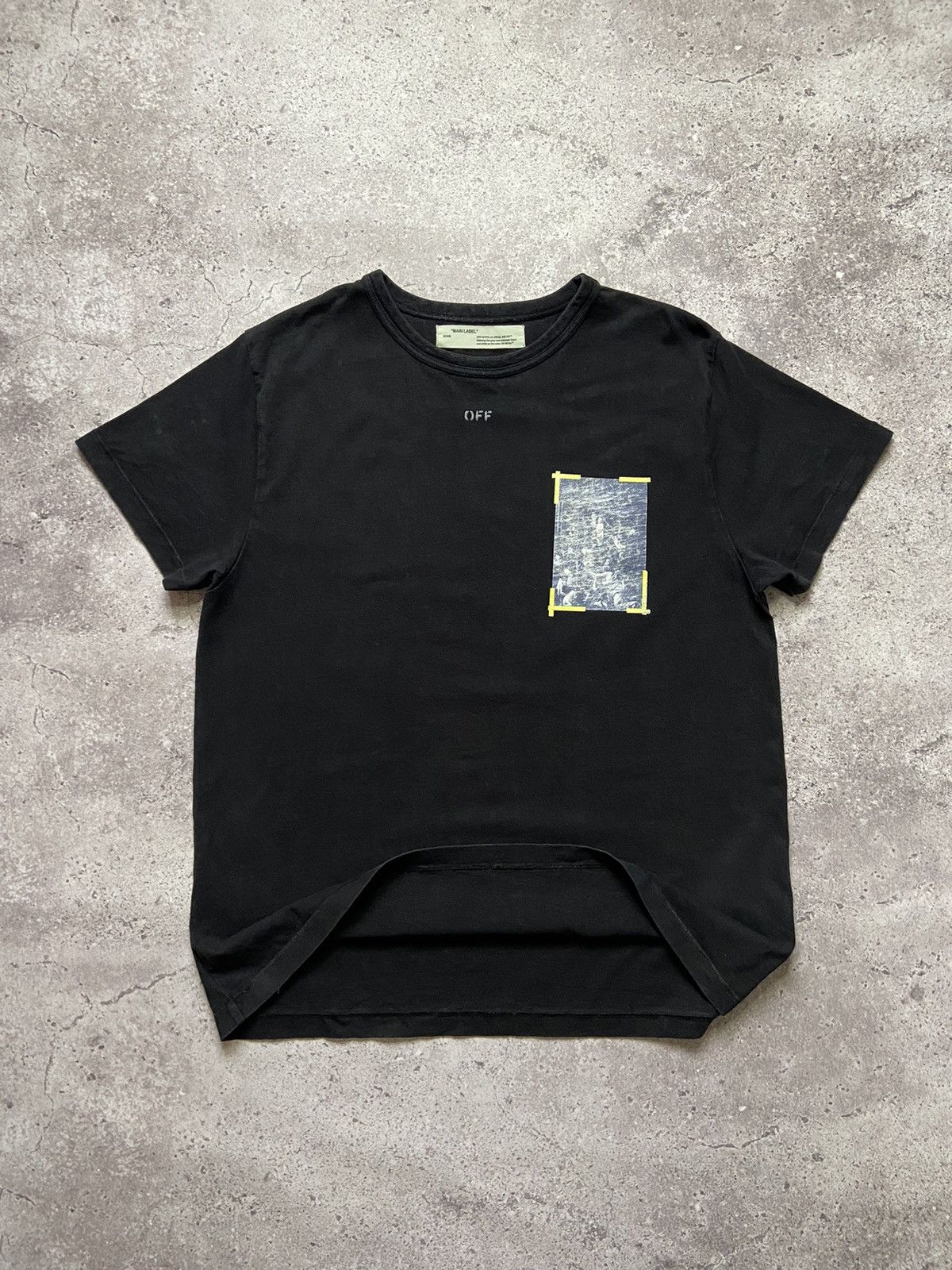 White Off White Mini Caravaggio Tee Hoodie, Sweatshirt | FlexRushtees.com