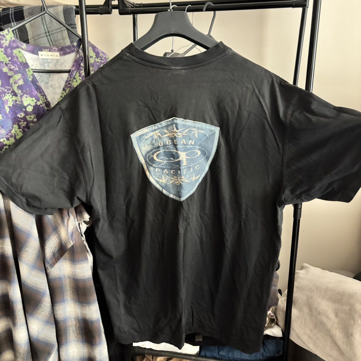 Vintage 80 S Surf Ocean Pacific T Shirt Grunge Erd Punk Usa