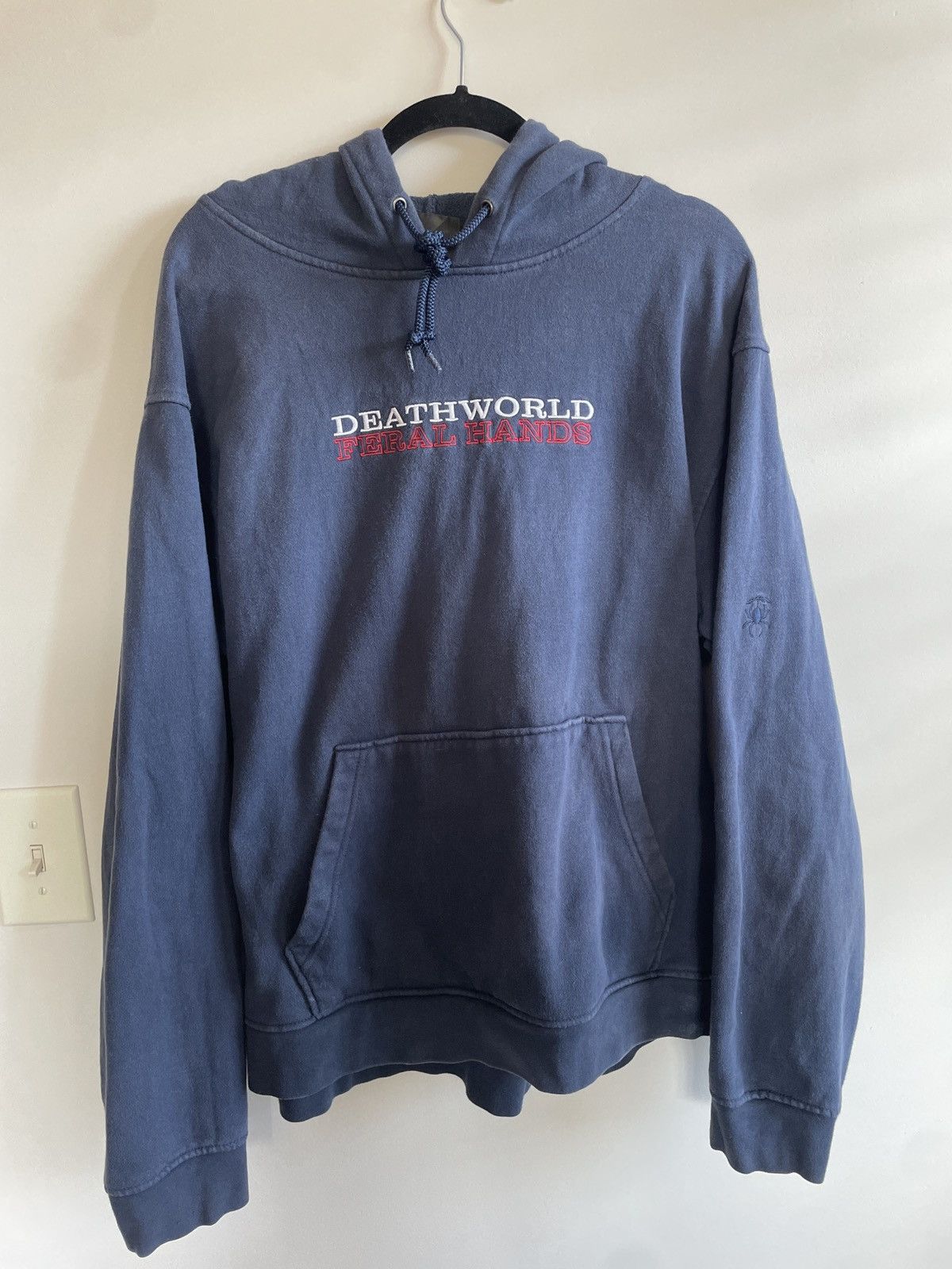 Other Deathworld Navy Embroidered Hoodie Earl Sweatshirt T-Shirts | FlexRushtees.com