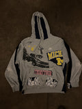 Vintage Custom Patchwork Hoodie T-Shirts, Sweatshirt | FlexRushtees.com