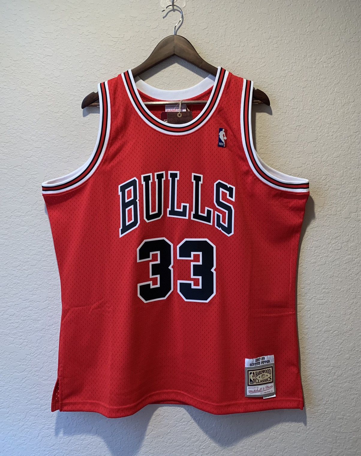 Nba X Vintage Mitchell And Ness Scottie Pippen Bulls 97 98 Away Jersey Xl