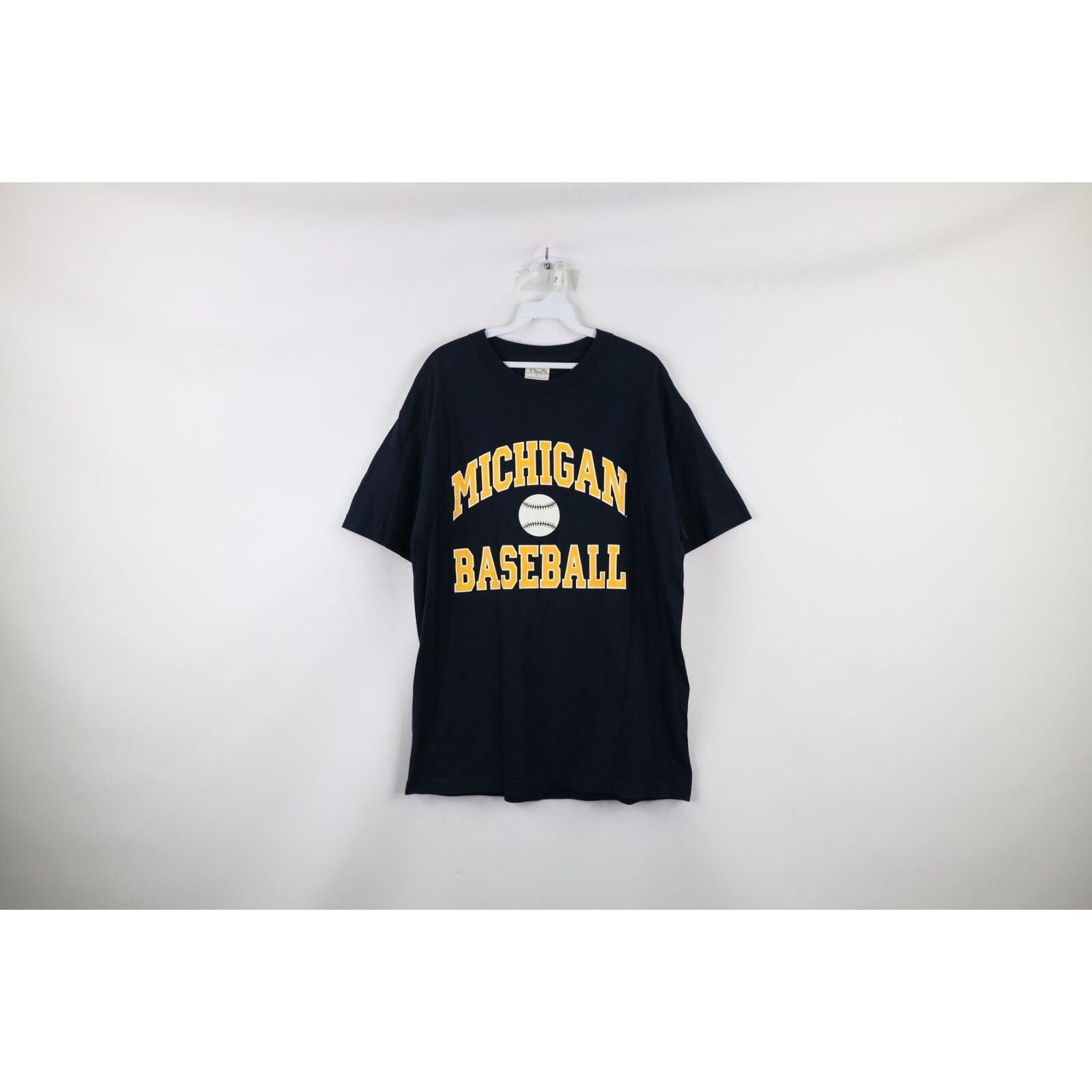 Vintage 90s Faded University Of Michigan Baseball T Shirt Hoodie, Sweatshirt | FlexRushtees.com