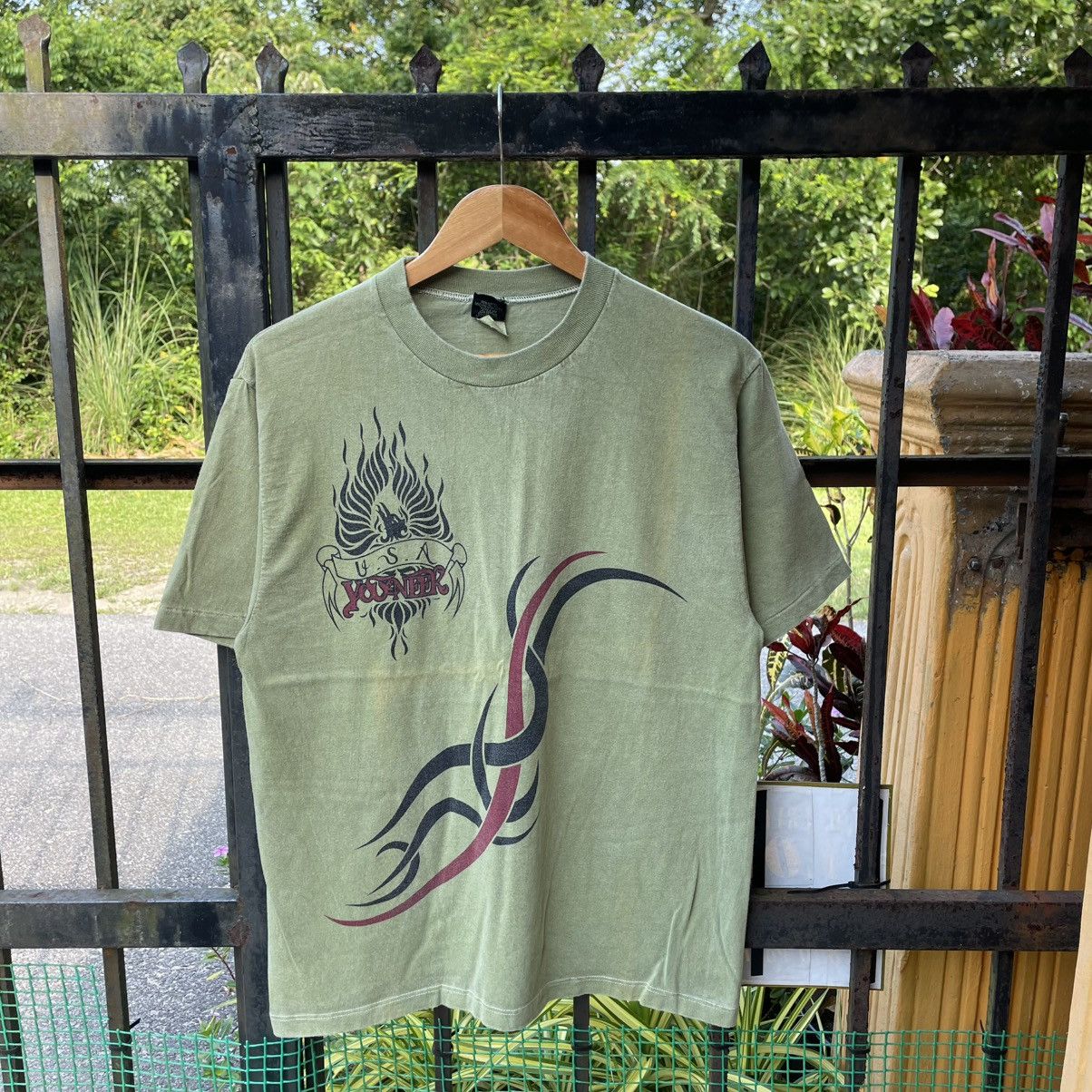 Other Vintage 90s Yooneek Flame Tribe Design Skateboard Tee Hoodie, Sweatshirt | FlexRushtees.com