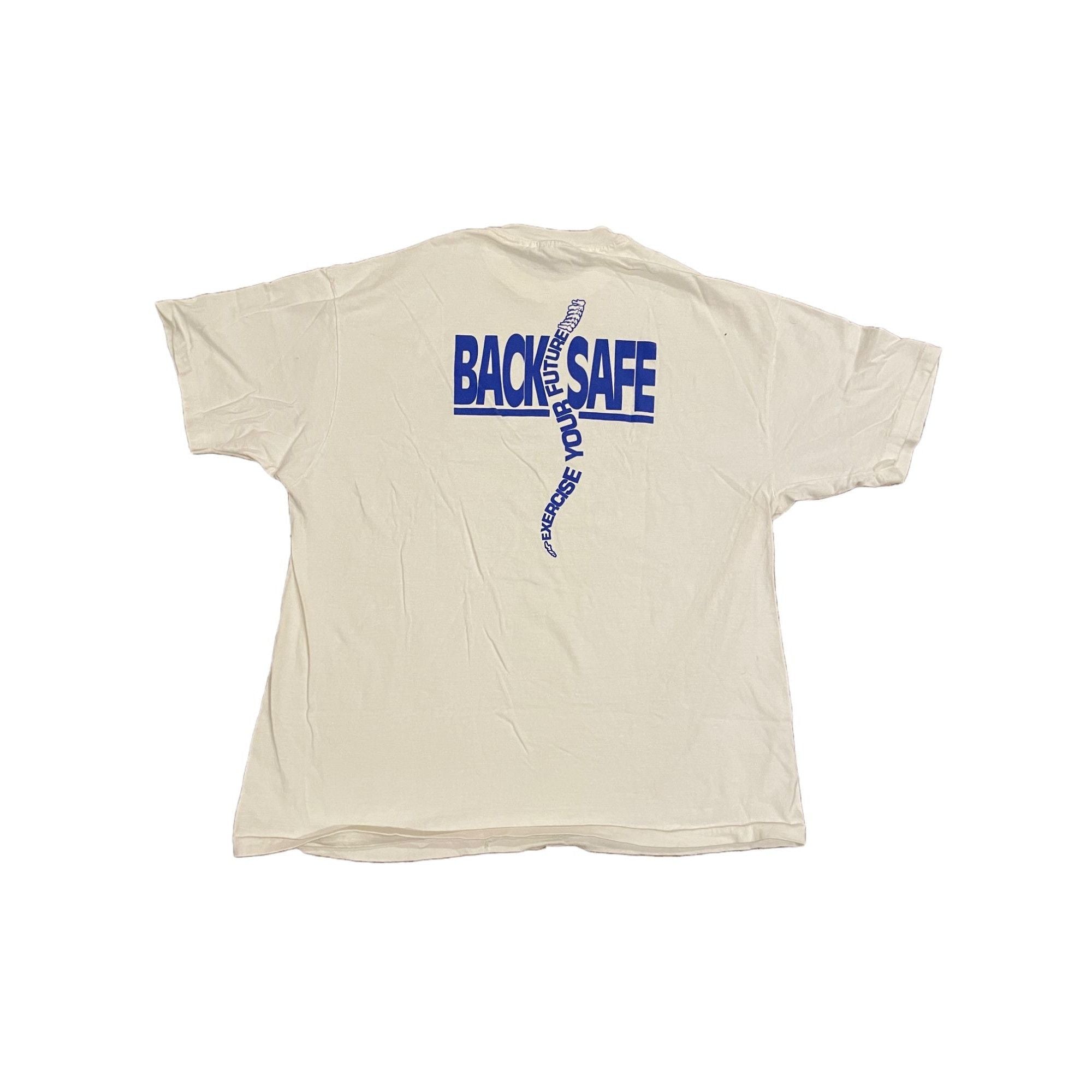 Vintage Rare Santa Fe Back Safe Exersise Your Future Shirt H