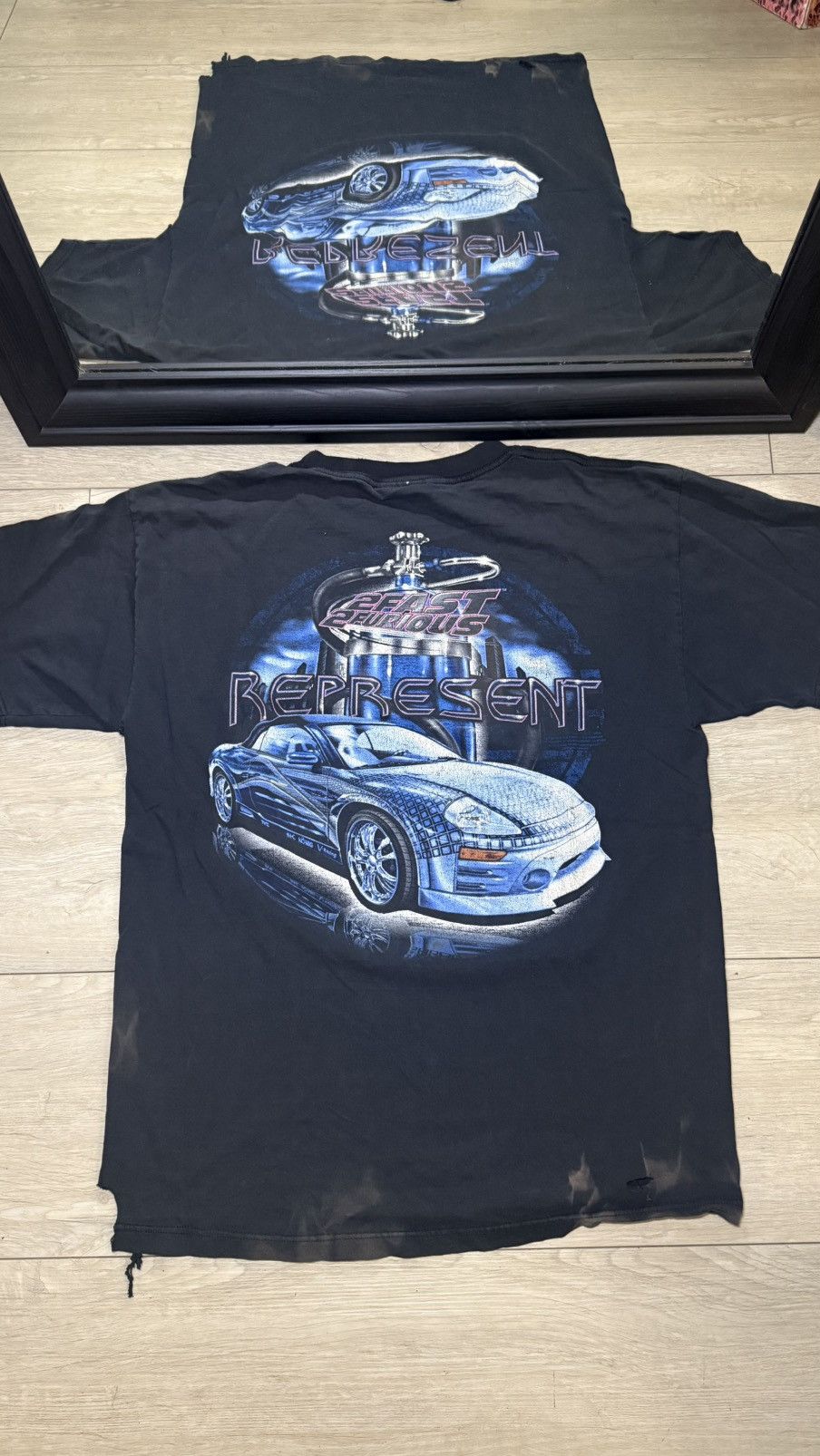 Giant Vintage Y2k 2000s 2 Fast 2 Furious Movie Promo Shirt