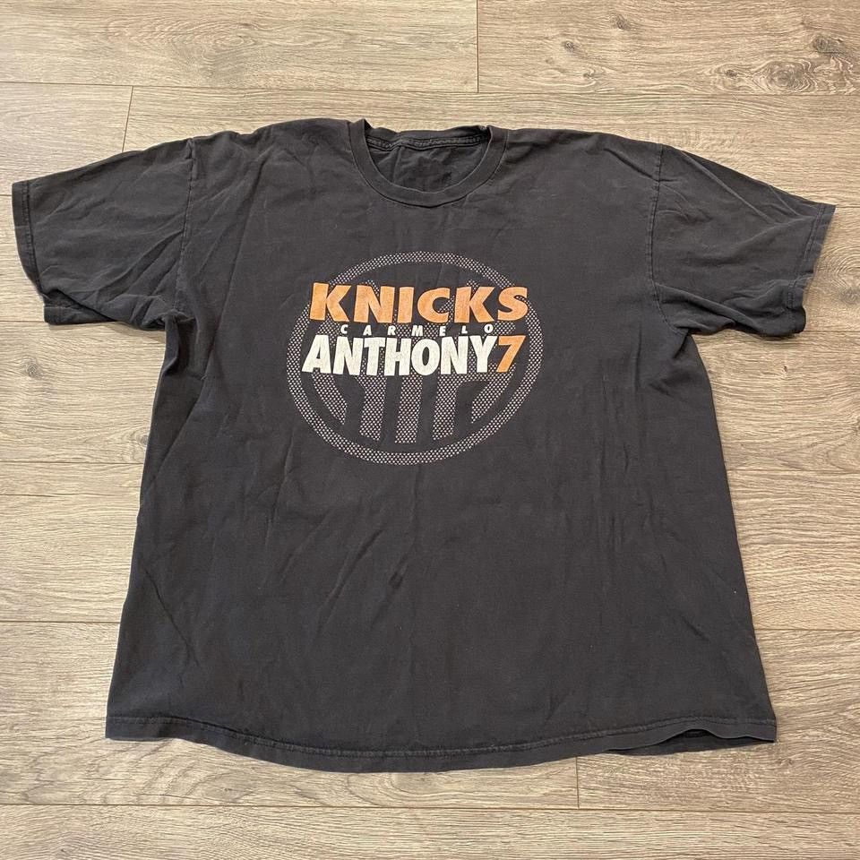 Vintage Y2k Carmelo Anthony Ny Knicks Tee Shirt Size Xl Hoodie, Sweatshirt | FlexRushtees.com
