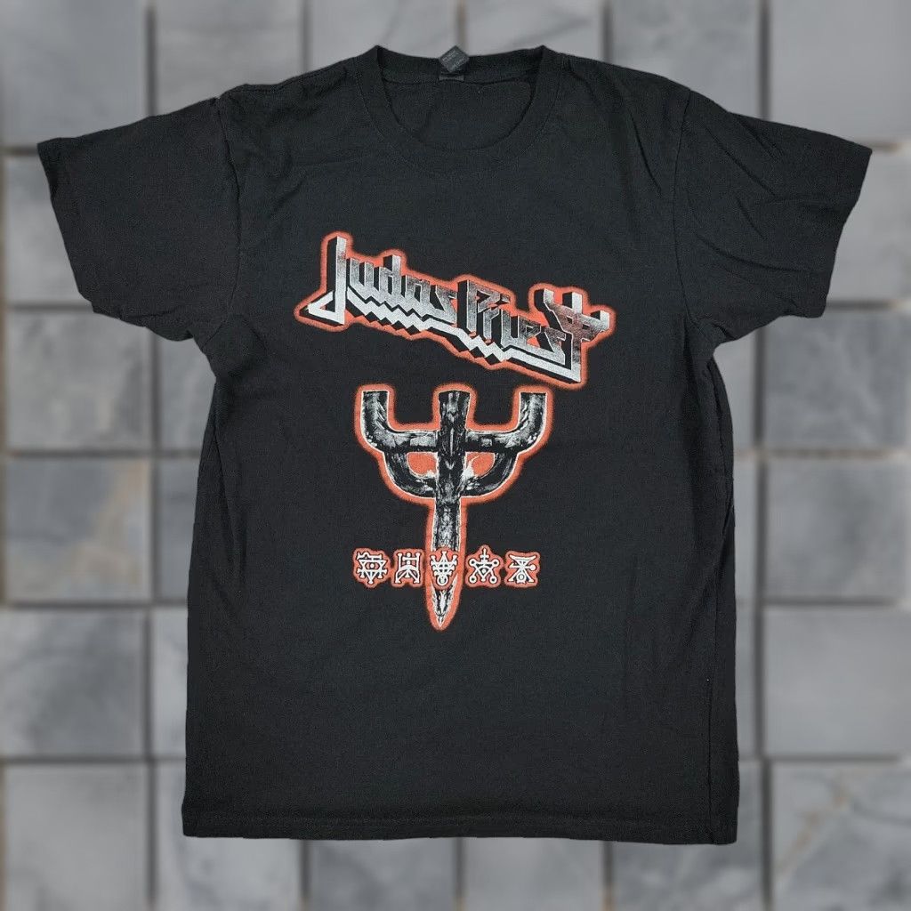 Vintage Judas Priest Shirt Graphic Tee Black Firepower Tour Short Sleeve Mens Small Hoodie, Sweatshirt | FlexRushtees.com