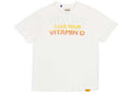 Gallery Dept Vitamin D Tee White Lightly Worn Hoodie, Sweatshirt | FlexRushtees.com