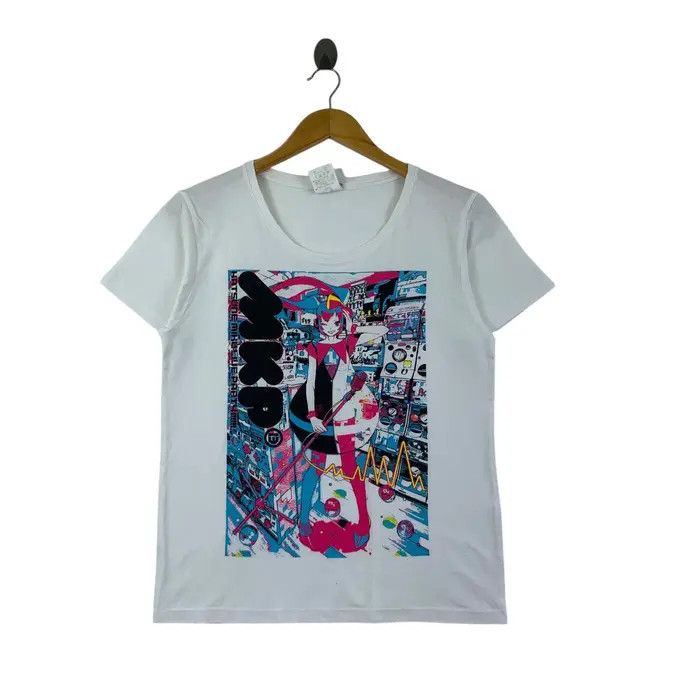 Vintage Cospa Hatsune Miku Live Party Illustration Anime Tee Shirt