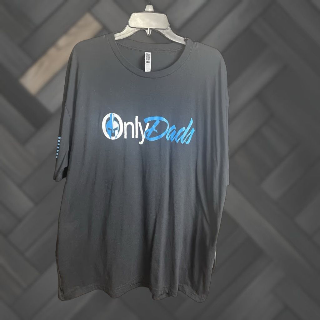 Next Level Only Gains Dads United Warrior T Shirt Black 2xl Adult Nwt