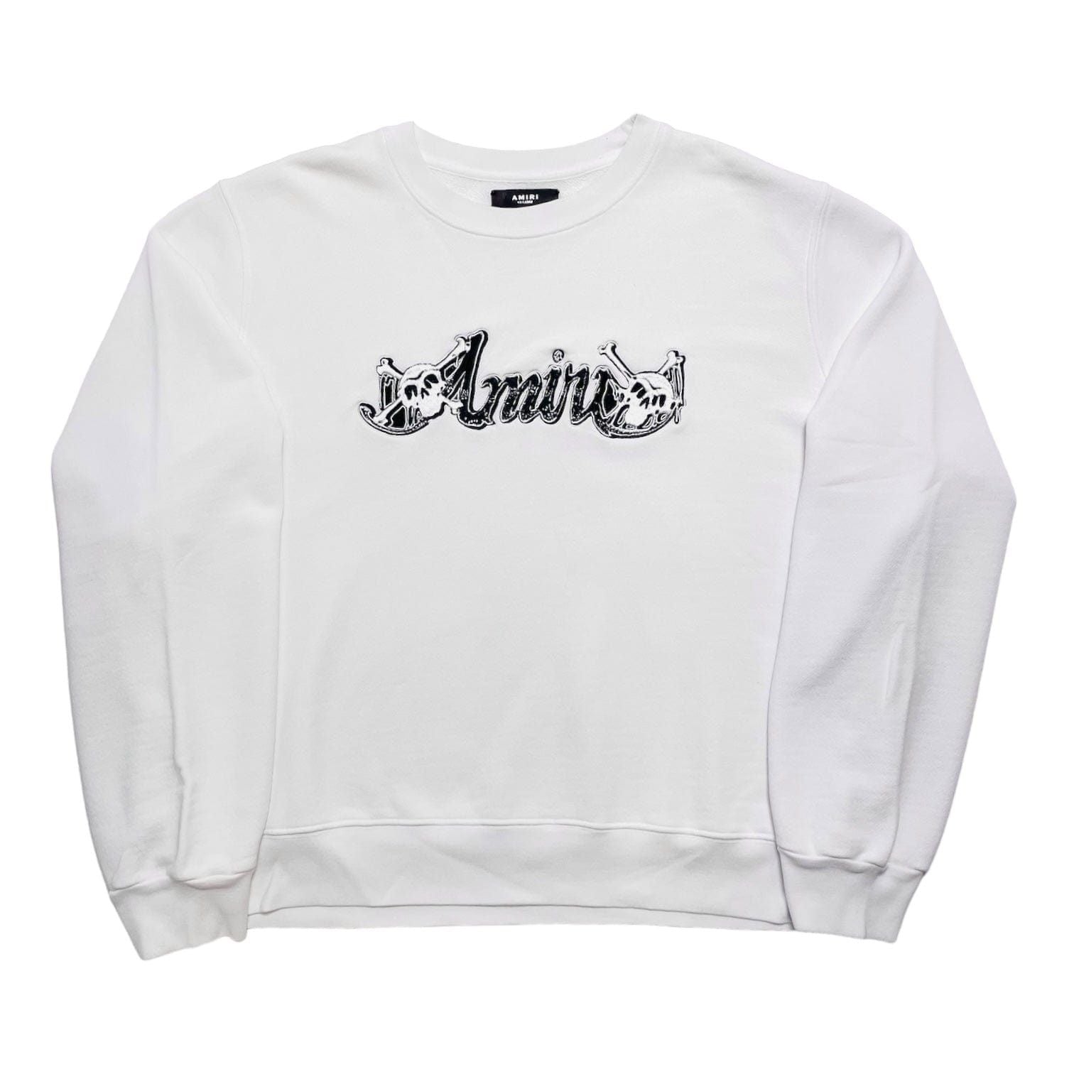 Motley Crue Logo Crewneck Sweatshirt White T-Shirts, Hoodie | FlexRushtees.com