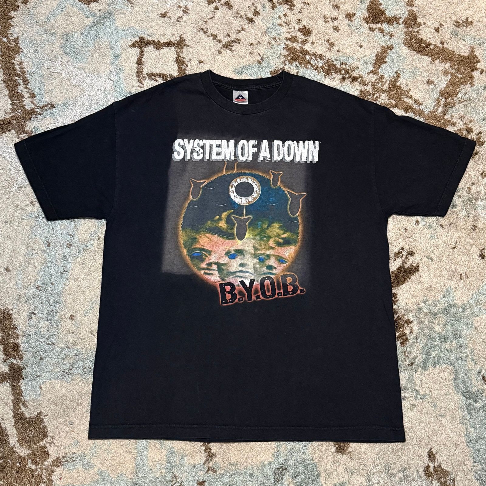 Vintage 2005 System Of A Down Byob Mezmerize Shirt Size Xl Band Tee Hoodie, Sweatshirt | FlexRushtees.com