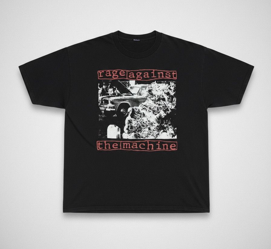 Other Y2k Retro Rage Against Machine High Quality Black T Shirt Hoodie, Sweatshirt | FlexRushtees.com