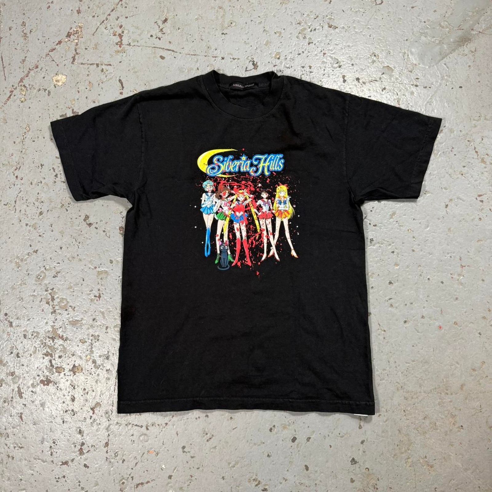 Hills Siberia Hills Sailor Moon Black T-Shirts, Hoodie, Sweatshirt | FlexRushtees.com