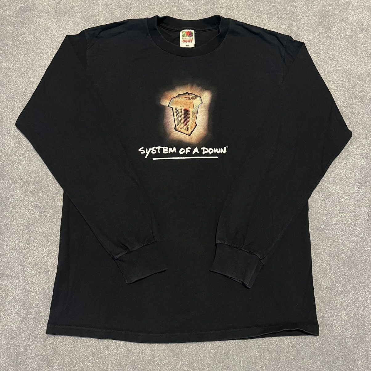 Band Tees Vintage 2000s System Of A Down Bug Zapper Longsleeve T Shirt Hoodie, Sweatshirt | FlexRushtees.com