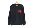 Davis Ben Davies Crewneck Sweatshirt Small Logo Spell Out Pullover
