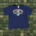 Delta Vintage Nasa T Shirt Adult Large Space Shuttle Discovery Logo Graphic Cotton Crew Neck Usa Spa