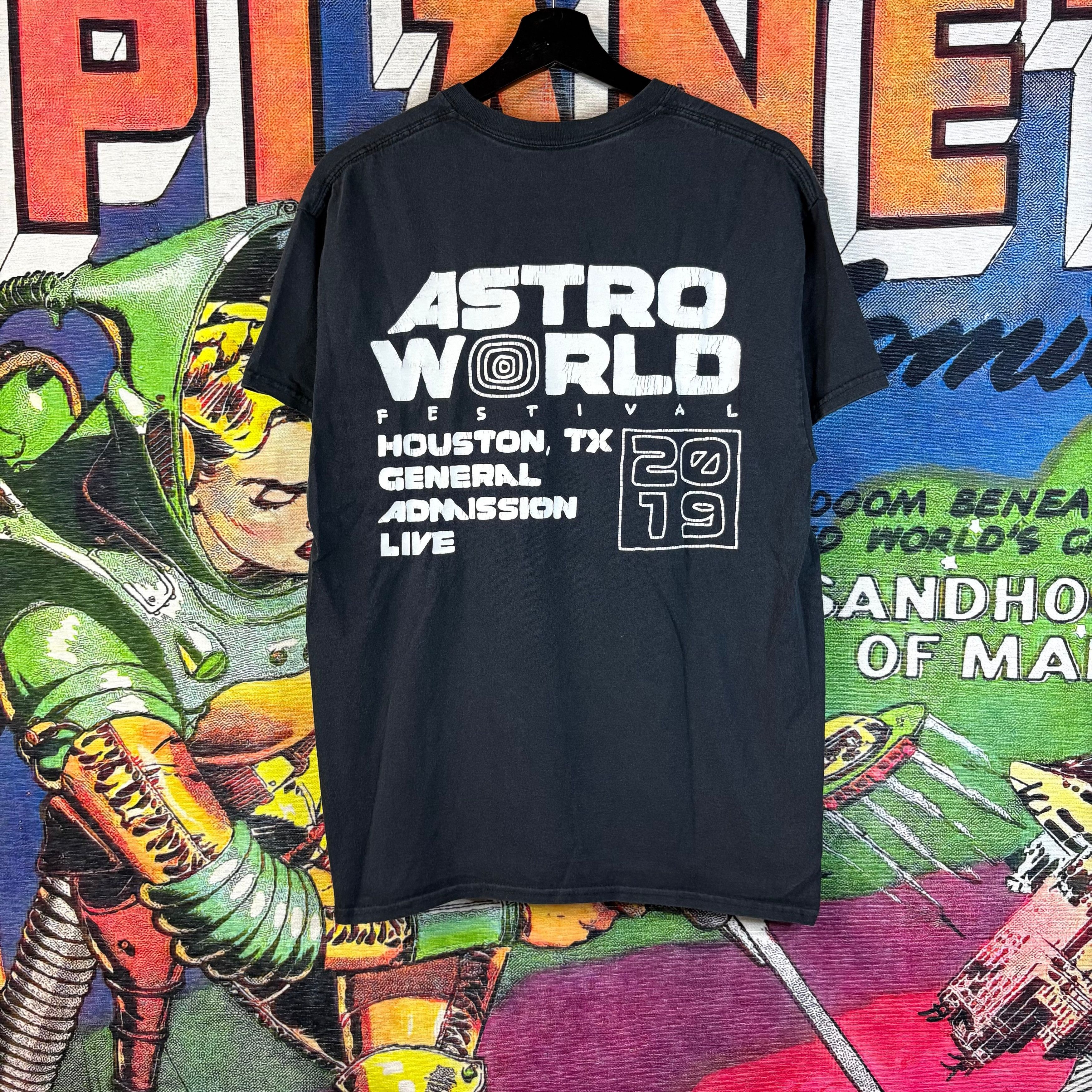 Scott Travis Scott Astrofest Staff 2019 Tee Size Medium Hoodie, Sweatshirt | FlexRushtees.com