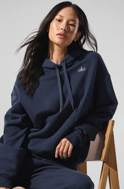 Alo Accolade Navy Pullover Hoodie T-Shirts, Sweatshirt | FlexRushtees.com
