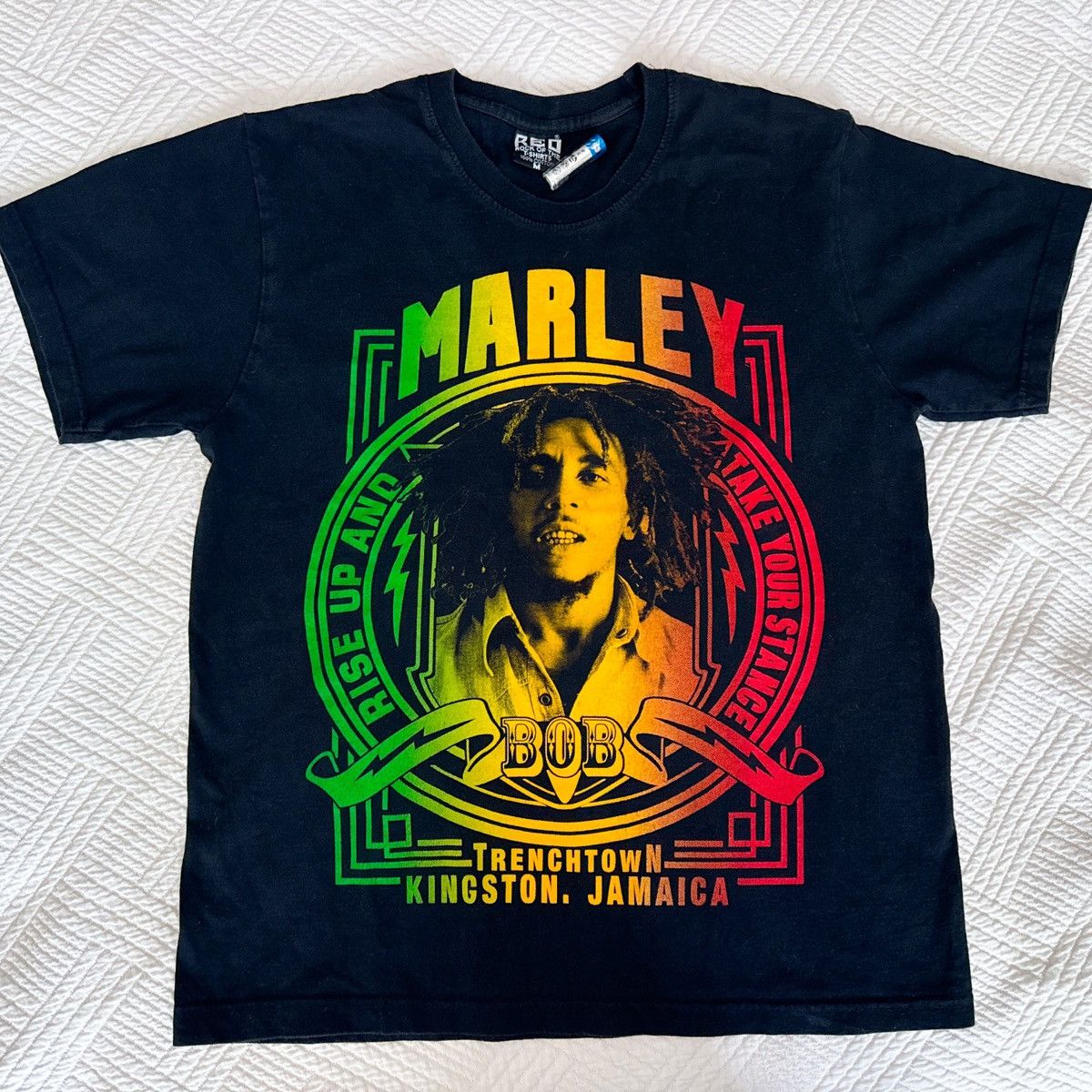 Bob Marley Vintage 90s Bob Marley Kingston Jamaica Tee Hoodie, Sweatshirt | FlexRushtees.com