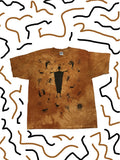 Vintage Aztec T Shirt Cave Drawing All Over Print Tee Shirt