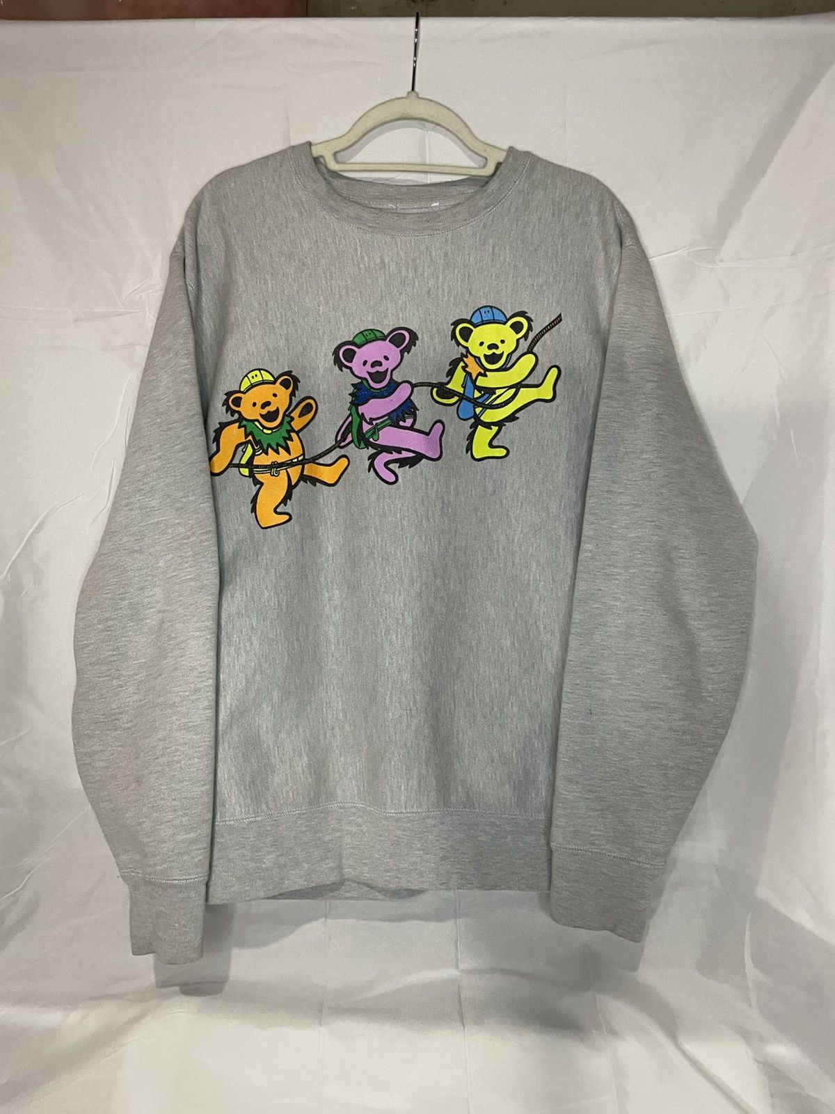 2023 Chinatown Market X Grateful Dead P M A Crewneck Grey T-Shirts, Hoodie, Sweatshirt | FlexRushtees.com
