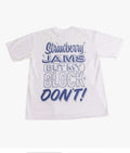 Xxl Sample Strawberry Tee White Navy Blue Hoodie, Sweatshirt | FlexRushtees.com