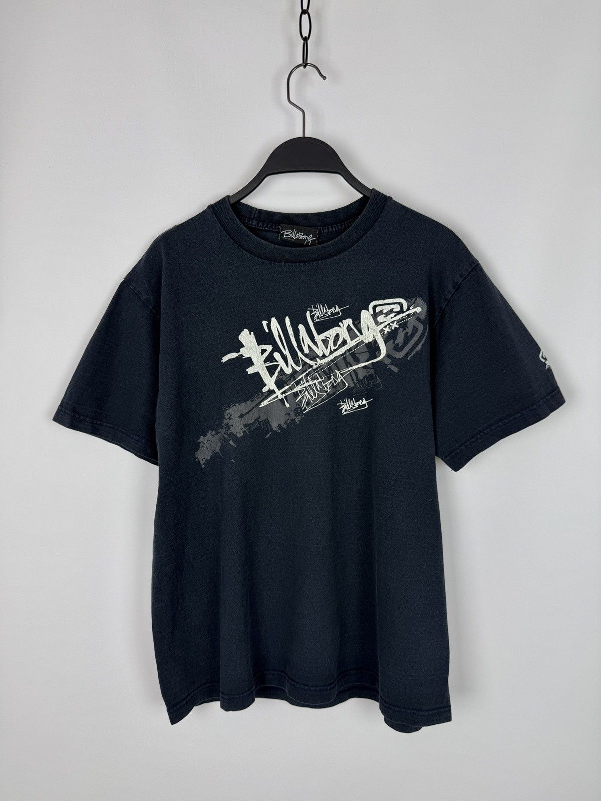 Y2k Vintage Billabong Faded Navy Graphic Boxy T Shirt Hoodie, Sweatshirt | FlexRushtees.com