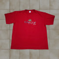 Vintage Yazbek T Shirt Adult 2xl Red Short Sleeve Cotton Embroidered Cancun Crew Neck Hoodie, Sweatshirt | FlexRushtees.com