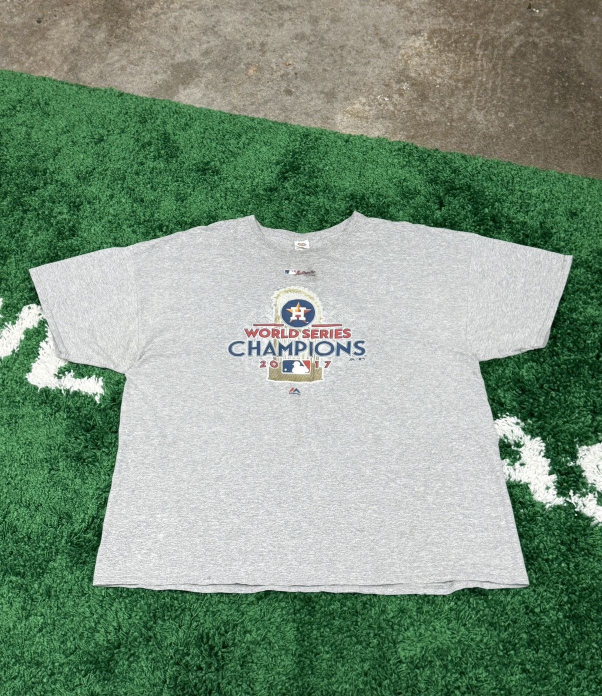 Vintage 3xl Astros World Series Tee Grey Xxxl Mlb Baseball Hoodie, Sweatshirt | FlexRushtees.com