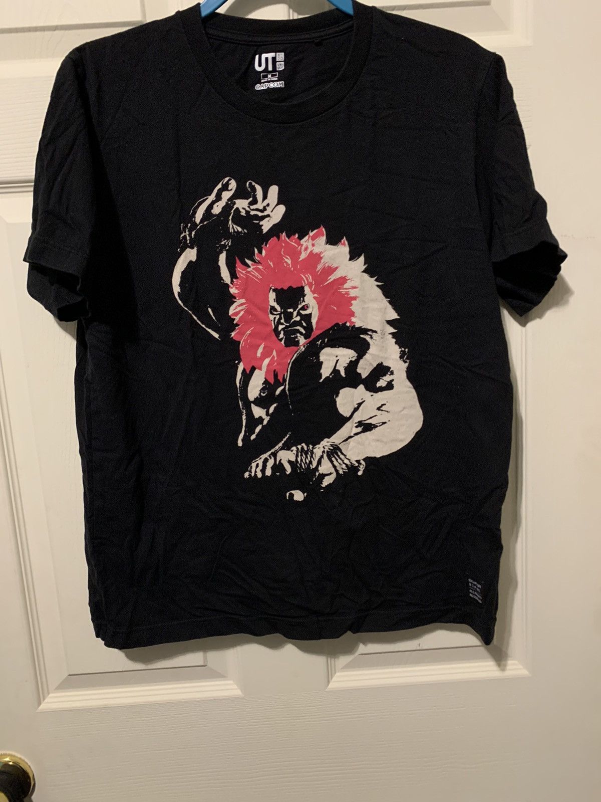 Uniqlo Street Fighters Akuma Black Tshirt
