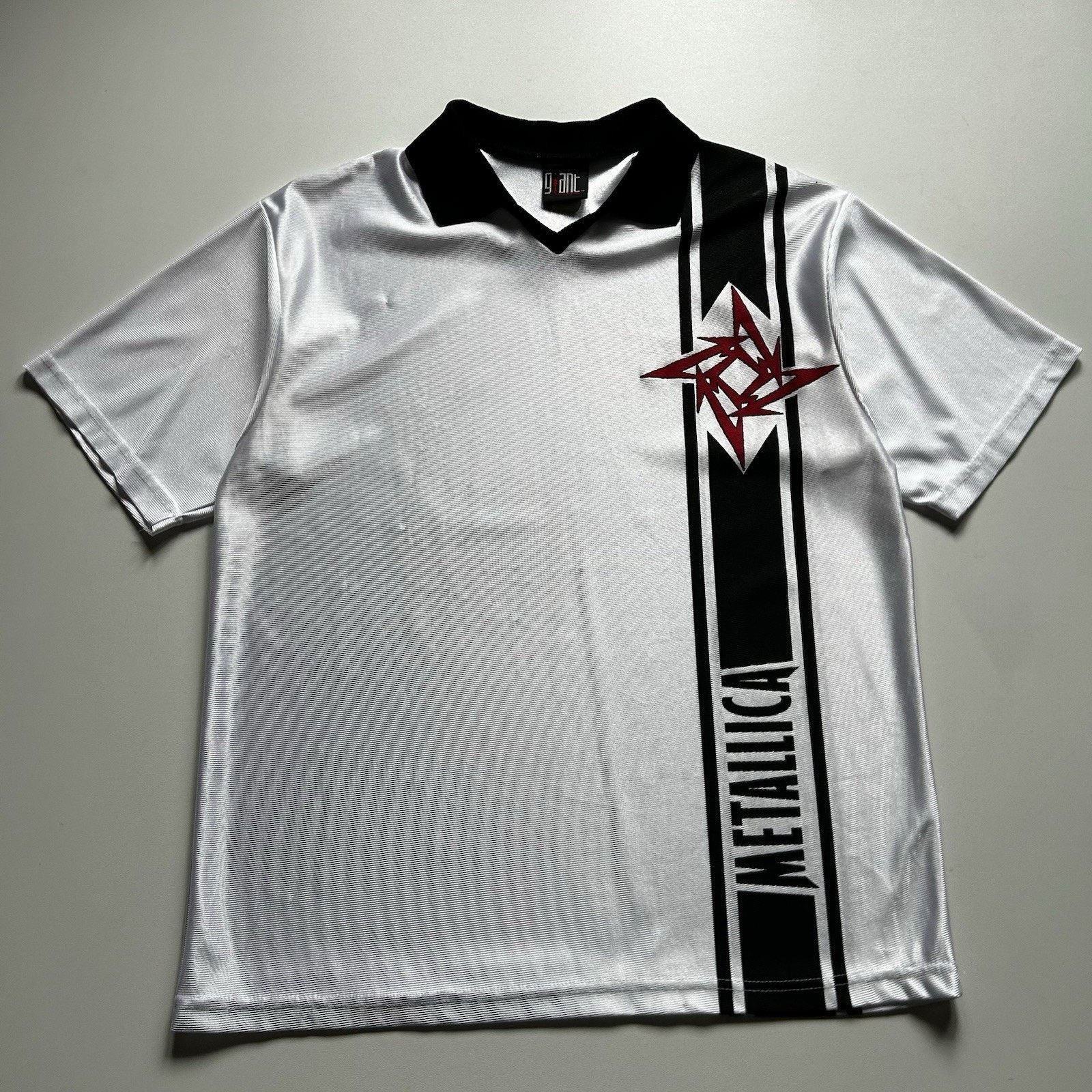 Metallica X Vintage Vintage 90s Metallica Soccer Jersey Large Band Tee Promo Usa