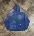 Represent Clo Unreleased Sample Represent Horizons Sun Faded Hoodie Blue L T-Shirts, Sweatshirt | FlexRushtees.com