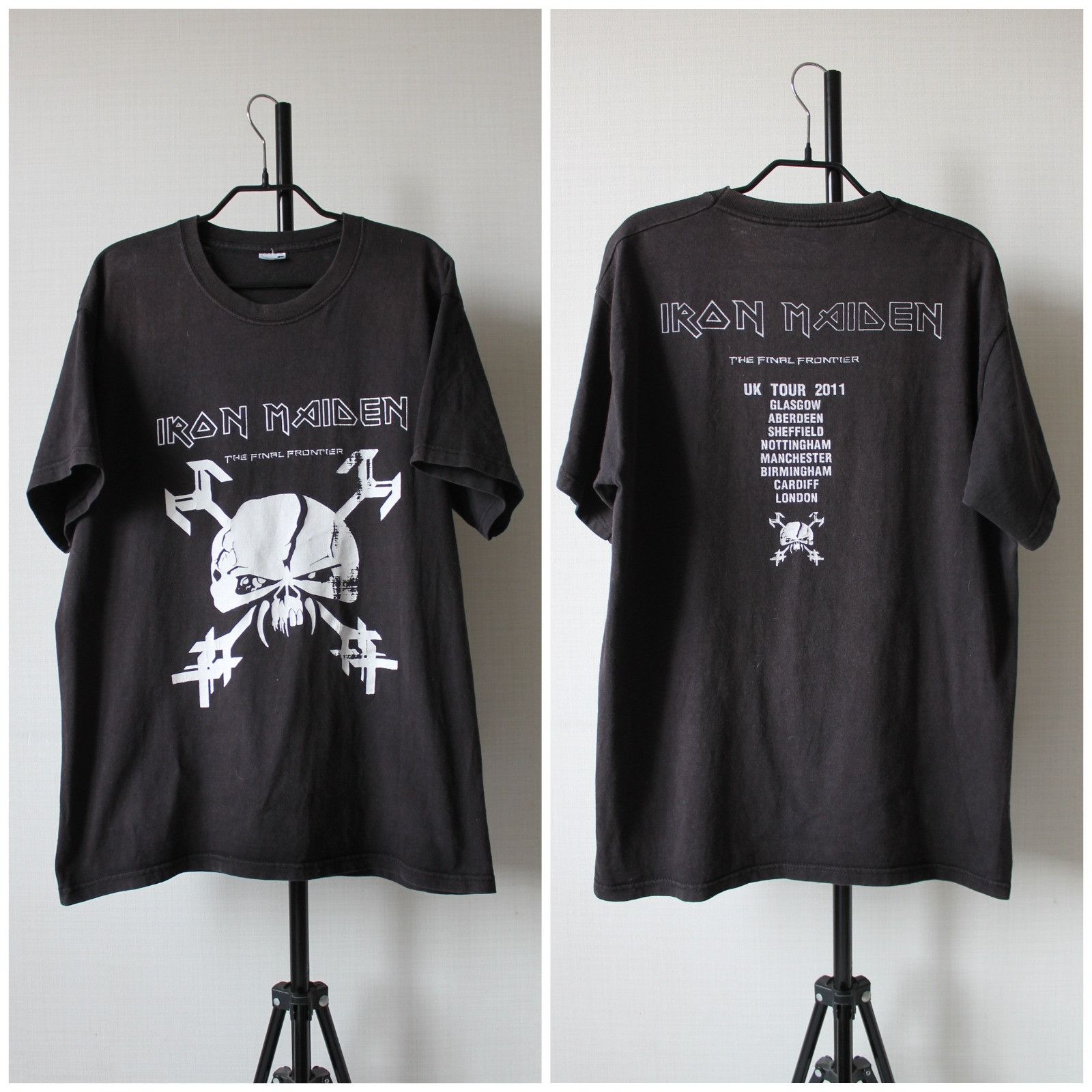 Maiden 2011 Iron Maiden The Final Frontier Uk Tour Tee Trashed Hoodie, Sweatshirt | FlexRushtees.com