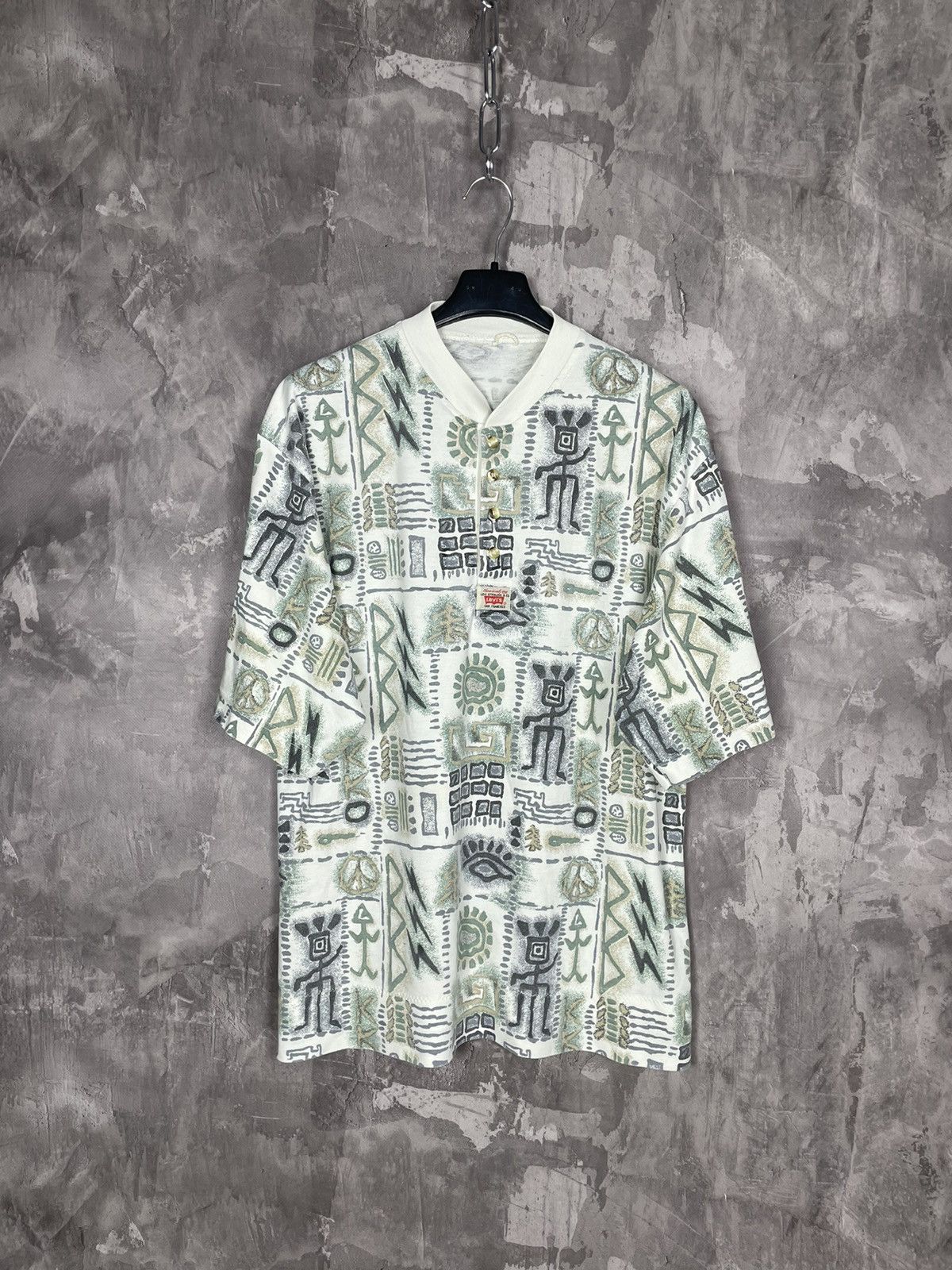 Levi S Vintage Clothing X Vintage Levis Vintage Multilogo Crazy Early 70s Very Rare T Shirt
