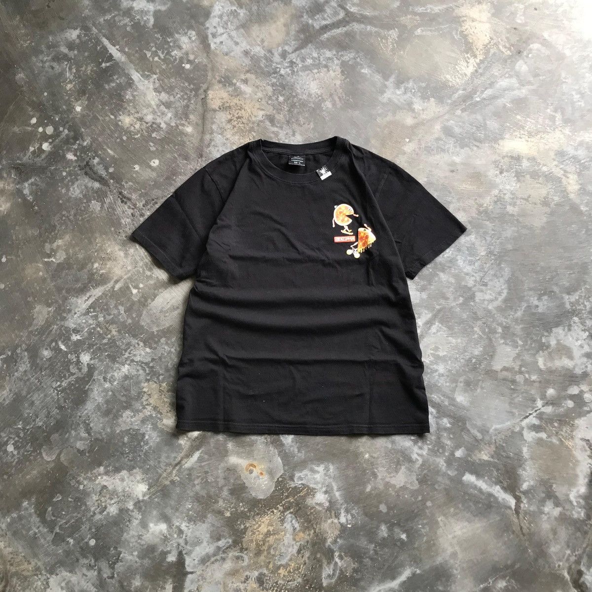 Maison Mihara Yasuhiro Miharayasuhiro Black Shirt Pizza La Hoodie, Sweatshirt | FlexRushtees.com